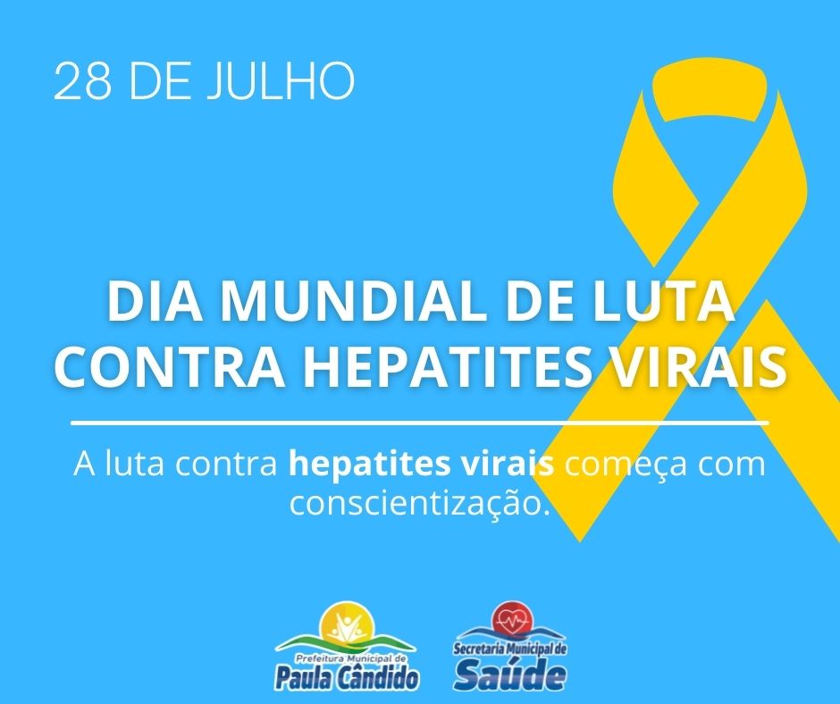 Notícias Prefeitura Municipal de Paula Cândido - Secretaria de Saúde realiza testagem em massa nesta terça-feira para detecção de Hepatites Virais